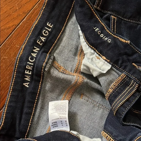 American Eagle Outfitters Blue Next Level Stretch Jegging - Picture 3 of 3